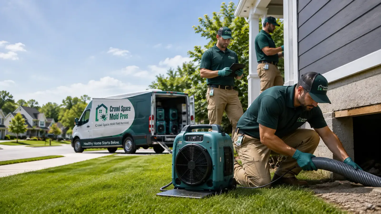 Crawl Space Mold Removal in Kingsburg, CA